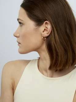 Tiny Gold Hoop Earrings