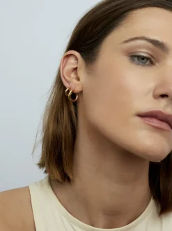 Tiny Gold Hoop Earrings