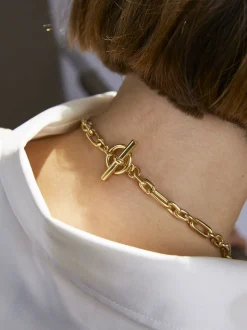 Tiny Gold Watch Chain Necklace