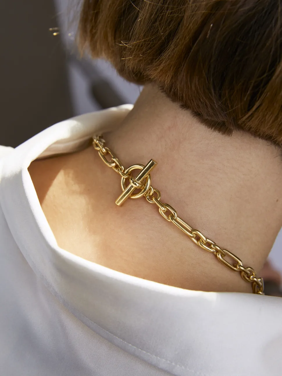 Tiny Gold Watch Chain Necklace