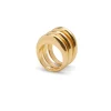 Triple Gold Slice Ring